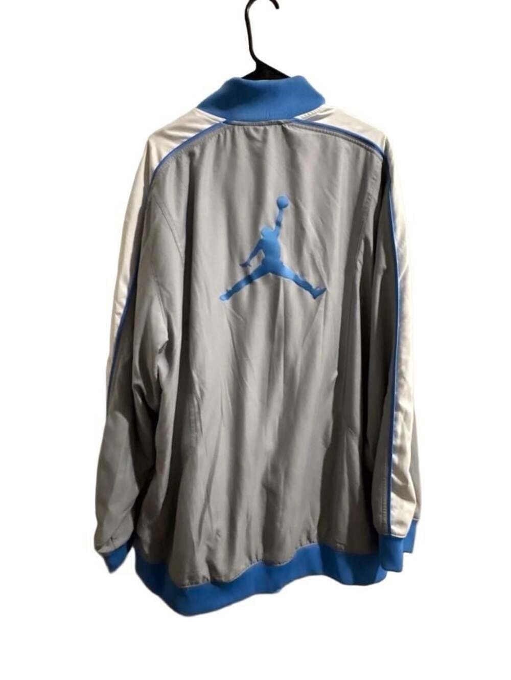Jordan Jumpman Vintage Track Suit Jacket And Pants Gray Blue White Set